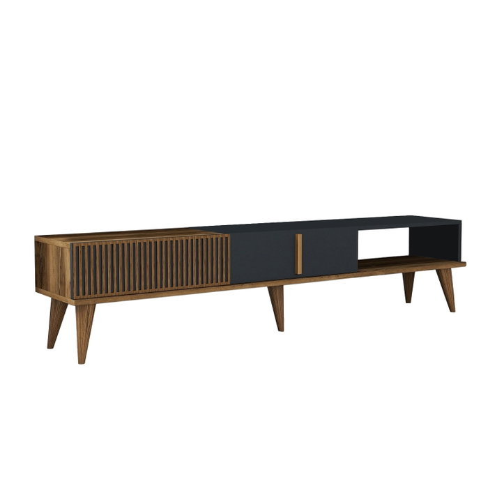 Hanah Home Milan Alt Soporte de TV Nogal y Antracita